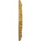 Ekena Millwork Rose Ceiling Medallion (Fits Canopies up to 7 1/4"), 18"OD x 3 1/2"ID x 1 1/2"P, Iridescent Gold CM18ROIGS - alternate 3